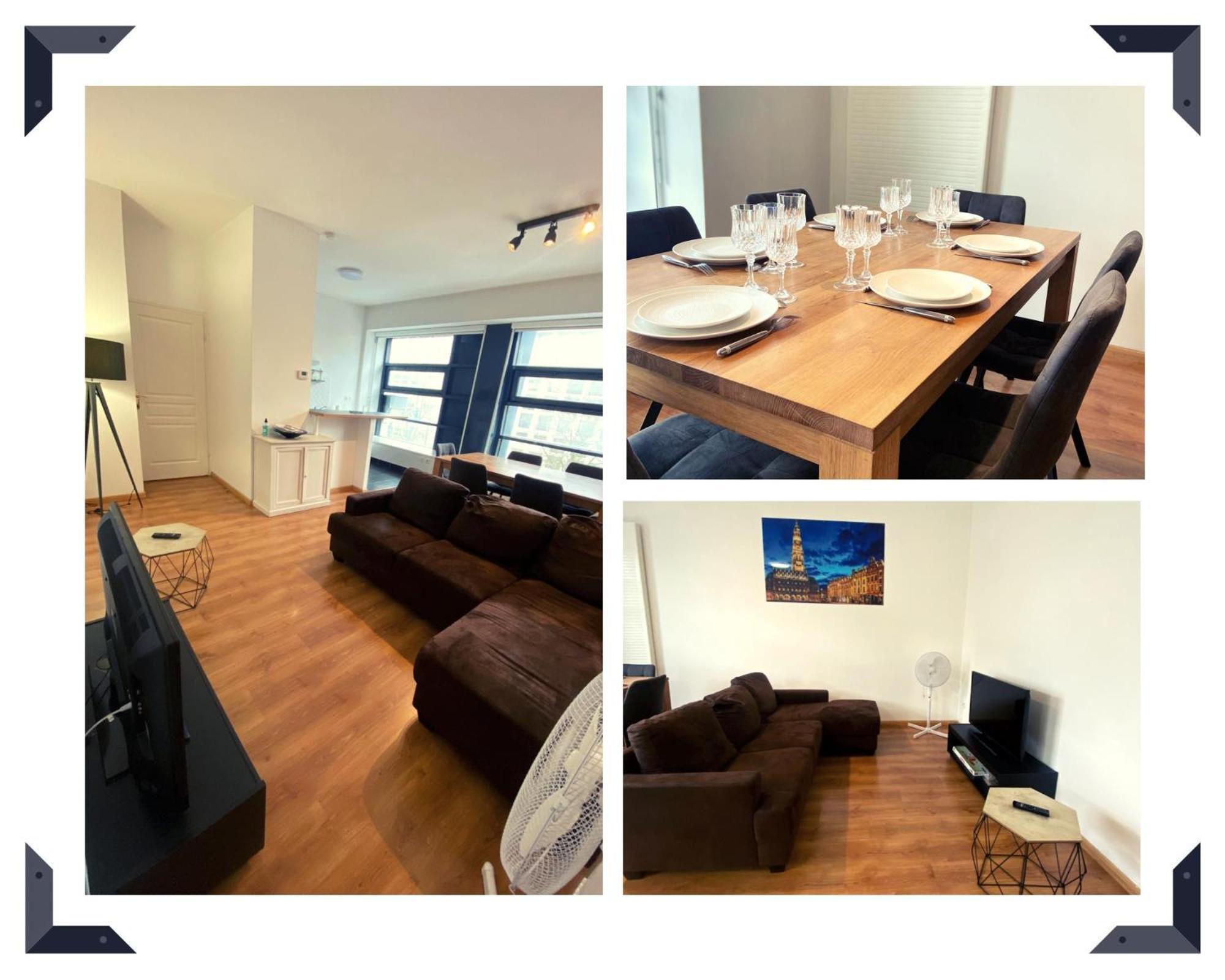 Le Carnot Appartement Avec 2 Chambres Separes Et Parking Privatif Et Securise Арас Екстериор снимка